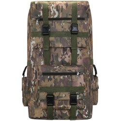TMTGTS Rucksack 120L Große Kapazität Camping Bergsteigen Camouflage Notfallrucksack Outdoor Military Wanderrucksack Damen Herren